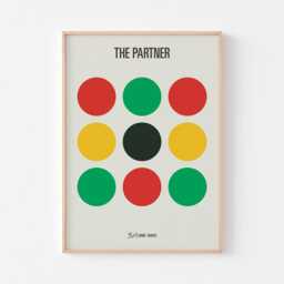 The Knight & Partner Poster Print Wall Art Set - Bold Modern Original Comic Heroes Series Mid Century New York - thumbnail 2