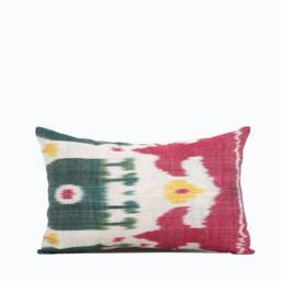 "Set Of 2 Pcs, Old Ikat Pillow Cover, Pillow, 11.42"" X 18.11" - thumbnail 2