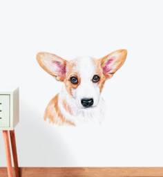 Corgi Dog Wall Sticker Decal - Dogs & Pets Stickers, Art, Decals, Kids Animals Decals