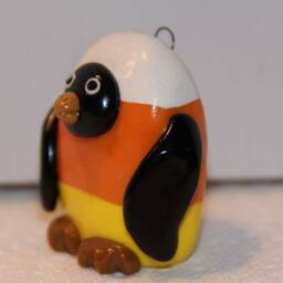 Candy Corn Penguin, 100% Handmade - thumbnail 3