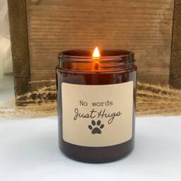 Pet Sympathy Candle Gift, Essential Oil Candle, No Words Just Hugs, Hugs Thinking Of You - thumbnail 4