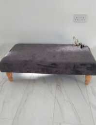 Coffee Table Extra Large Handmade Footstool in Plain Design - thumbnail 1