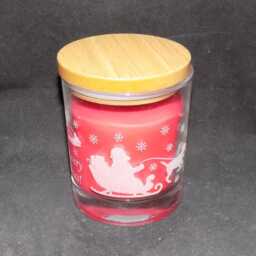 Engraved Scented Christmas Dogs Candle Jar. Lovely Gift For Dog Walkers, Sitters Or Groomers. Use As A Drinking Glass After Use - thumbnail 3