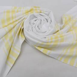 "Turkish Towel, Yellow Striped Towel, Turkish Bath Towel, Handmade Towel, 40""x68" - thumbnail 4