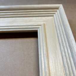 You Choose The Size // Unfinished Stepped Edge Picture Frame Made To Order Diy - thumbnail 3