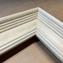 You Choose The Size // Unfinished Stepped Edge Picture Frame Made To Order Diy - thumbnail 2