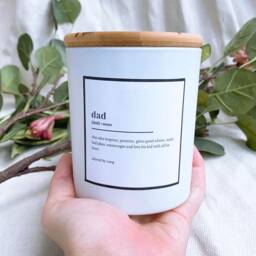 Personalized Candle Gift For Mum Engraved Wood Lid, Custom Label - thumbnail 4