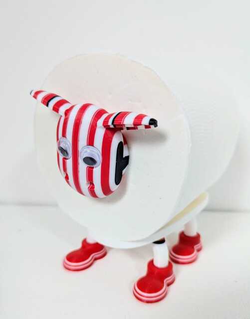 stoke City Sheep Toilet Roll Holder - Funny Football Gift For Him Or Her, Quirky Bathroom Decor Novelty Potters Soccer Fan Present - image 1