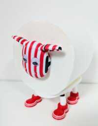 stoke City Sheep Toilet Roll Holder - Funny Football Gift For Him Or Her, Quirky Bathroom Decor Novelty Potters Soccer Fan Present - thumbnail 1