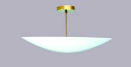 6 Light Ceiling Flush Mount Fixture Pendant Mid Century Modern Dome Brass Chandelier