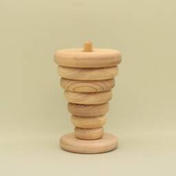 Handmade Wooden Stacking Rings Montessori Baby Toy - thumbnail 2