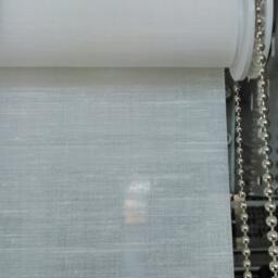 Terra - Natural Linen Woven Textured Available in 3 Colors Custom Made Regular Window Roller Shade For All Sizes - thumbnail 3