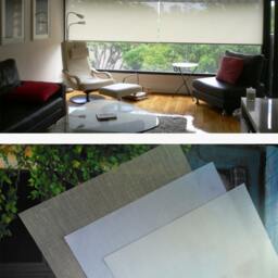 Terra - Natural Linen Woven Textured Available in 3 Colors Custom Made Regular Window Roller Shade For All Sizes - thumbnail 2
