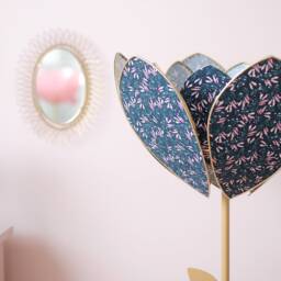 Floor Lamp & Lampshade Double Flower - Night Light - thumbnail 2