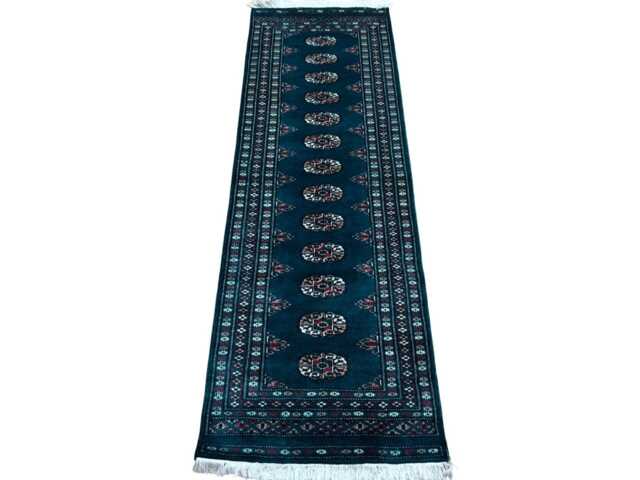 2x6 Emerald Green Bokhara Rug - Runner Hallway Luxury Bukhara Fine Quality Woolen Afghan - image 1