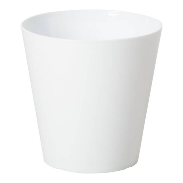 Ice White Indoor Plant Pot - Wham Studio Modern Plastic Planter - image 1