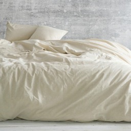 Cream Linen Duvet Cover, Bedding, Natural Linen, Queen, King, California Twin Or Custom Size - thumbnail 3
