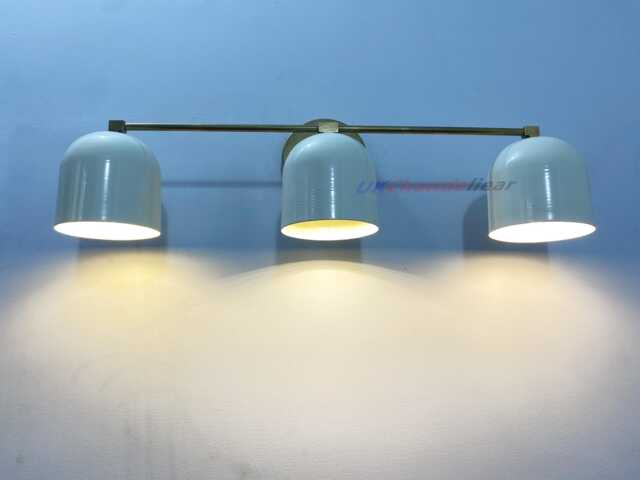 Mid Century Modern Vanity Light - Bathroom Lighting 3 Wall Sconce Bath Bar Ul Listed - image 1