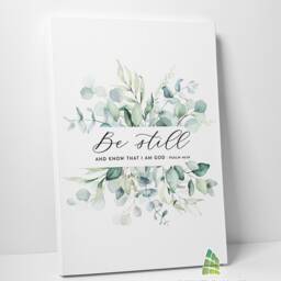 Be Still Psalm 46 10 Canvas Art Quote Wall Print Picture Religion Fashion Framed Home Decor -D221 - thumbnail 3