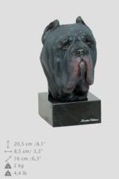 Neapolitan Mastiff, Dog Marble Statue, Painted, Limited Edition, Make Your Own Artdog