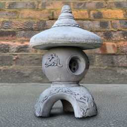 Japanese Stone Pagoda Lantern Concrete Statue Outdoor Zen Sculpture Oriental Ornament Handmade Yard Lover Gift - thumbnail 1