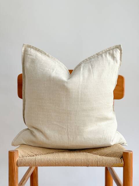Neutral Natural Color & Fiber Pillow Cover - image 1