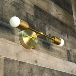 In Stock - Ships On The Same Day Sonder Modern Wall Sconce Vanity 2 Light Mid Century Bathroom Industrial - thumbnail 2