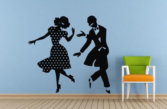 Ballerina Ballet Dancer Dance Dancing Studio Tango Salsa Break Boy Girl Wall Or Car Vinyl Peal & Stick Removable Sticker Decal L1570 - image 1