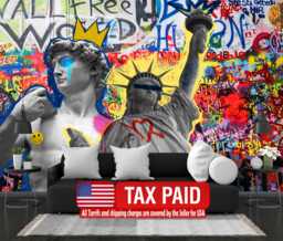 Graffiti Street Art Wallpaper Mural - Modern Urban Style Decor - thumbnail 1