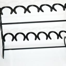 Boot Rack, Horseshoe Decor, Art, Western Country Organizer - thumbnail 2
