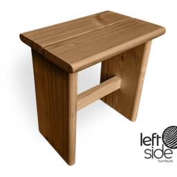 Small Bedside Table & Side Table - Handmade Wooden Stool Or Plant Stand - thumbnail 3