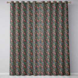 Vintage Octopus Ocean Seamless Pattern Intricate Marine Illustration Readymade Eyelet Ring Top Thermal 100% Blackout Curtains - thumbnail 2