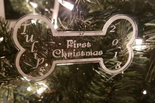 Puppy Dog First Christmas Ornament - image 1