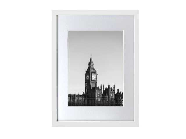 White Photo Frame - Wood Picture Frame Wooden Frames A3, A4, A5, 6x6, 5x7, 6x8, 8x10 - image 1