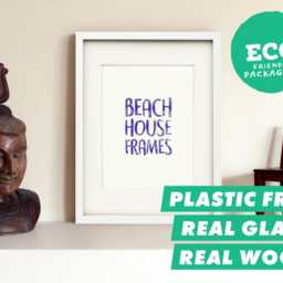 White Photo Frame - Wood Picture Frame Wooden Frames A3, A4, A5, 6x6, 5x7, 6x8, 8x10 - thumbnail 2