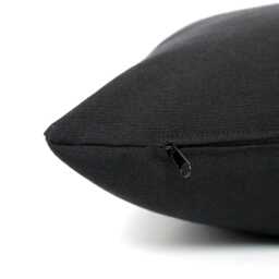 Silver Pillow Cover, Navy Blue & Black Colorblock Cushion - All Sizes Modern Pillow, Home Gifts For You - thumbnail 2