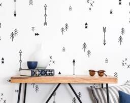 Tribal Arrows & Triangles Wall Decals - Nursery Decals, Arrow Kids Vinyl Cute - thumbnail 1