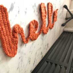 Crochet Pattern, Crochet Hello Pattern, Letters, Alphabet, Home Decor, Wall Hanging, Art - thumbnail 2