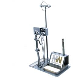 Electrician Nuts & Bolts Metal Sculpture, Business Card Holder Office Desc Organizer, Handmade Ornament Figurine Welded Art Statue - thumbnail 3