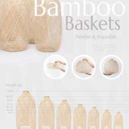 Colorful Bamboo Pendant Light, Eco-Friendly Dyed Artisan Fish Trap Lamp Shade, Rattan Fixture Cw - thumbnail 2