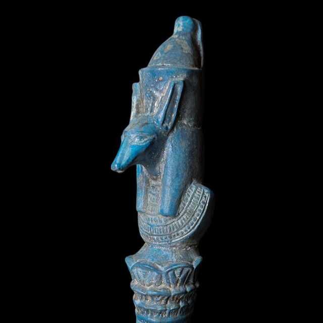 Handcrafted Egyptian God Seth Statue Ancient Mythology Decor - image 1