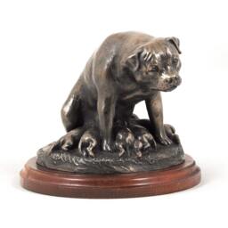Rottweiler - Mama, Dog Wooden Base Statue, Limited Edition, Artdog