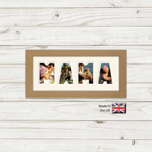 Mama Photo Frame Word Name Special Gift Mother's Day 81-Bb By Photos in A Word - image 1