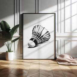 Personalised Badminton Prints - Set Of 3 Posters - Boys Girls Bedroom Decor Custom Wall Art Kid Room Kids Artwork Gifts - thumbnail 3