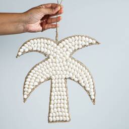 Seashell Wall Hanging, Coconut Tree Shape, Hanging Shell D??cor, Handmade, Tropical Handicraft, Interior Decoration, Housewarming Gift - thumbnail 3