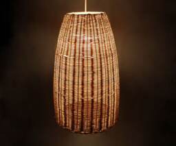 Rattan Pendant Lighting-Ceiling Lamp-Rattan Lamp Fixtures-Rattan Decoration - Dining Table Lighting-Rustic Lamps-Restaurant Lighting-110-240V - thumbnail 1