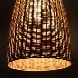 Rattan Pendant Lighting-Ceiling Lamp-Rattan Lamp Fixtures-Rattan Decoration - Dining Table Lighting-Rustic Lamps-Restaurant Lighting-110-240V - thumbnail 2