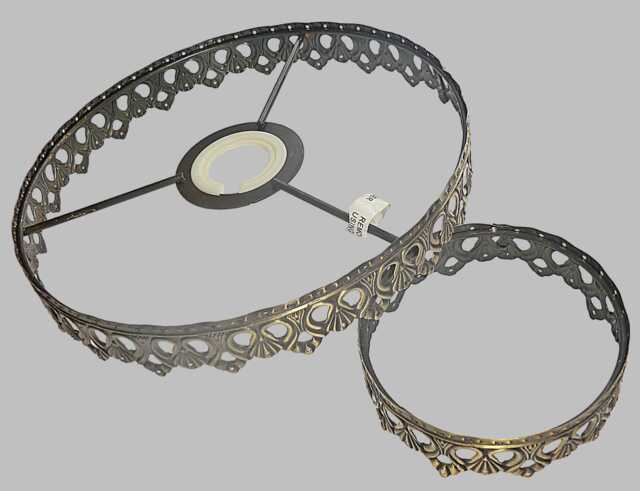 Two Tier Chandelier Lampshade Frame Skeleton For Making Unique Waterfall Light Easy Fit Shade Pendant Make Your Own Chic Ceiling Lamp - image 1