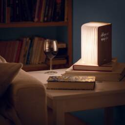 Personalised Wooden Folding Magnetic Glowing Led Book Lamp Featuring Believe in Yourself Design - thumbnail 3