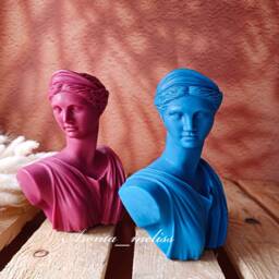 Artemis Candle Greek Goddess Sculpture, Eco-Friendly Soy & Beeswax - thumbnail 3